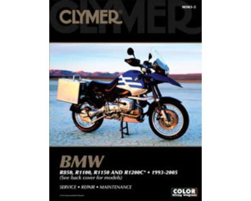 Clymer Repair Manual BMW R850 | R1100 | R1150 | R1200C 1993-2005 - CM5033
