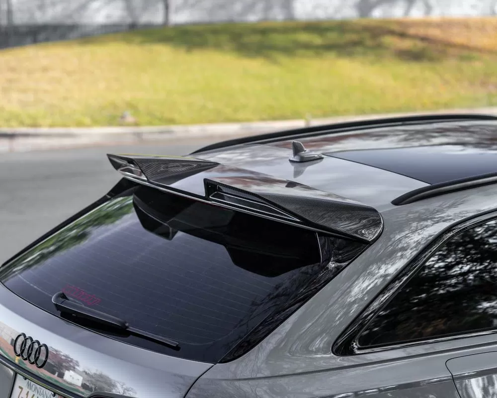VR Aero Carbon Fiber Rear Roof Spoiler Audi RS6 Avant C8 - VR-RS6-615