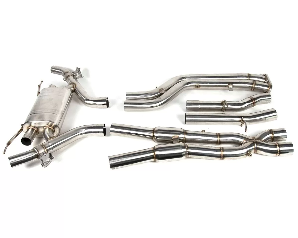 VRP BMW X3M X4M Stainless Valvetronic Exhaust System with Carbon Tips - VR-S58X34M-170S