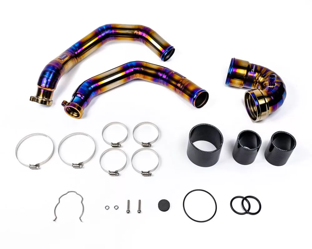 VRP Titanium Chargepipes and J-pipe BMW M3 |  M4 |  M2C | F8x 2015-2021 - VR-F80M3-CP-Ti