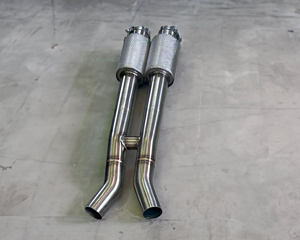 VRP High Flow Midpipe Stainless with Resonators BMW M2 G87 - BM.019.C01