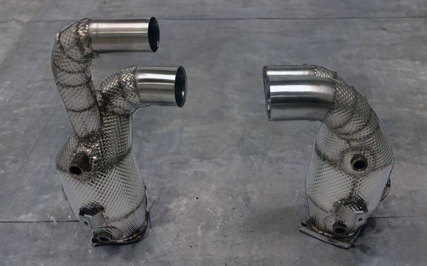 VRP Race Downpipes Stainless Steel Porsche 991.2 Carrera S | GTS - PO.008.C01