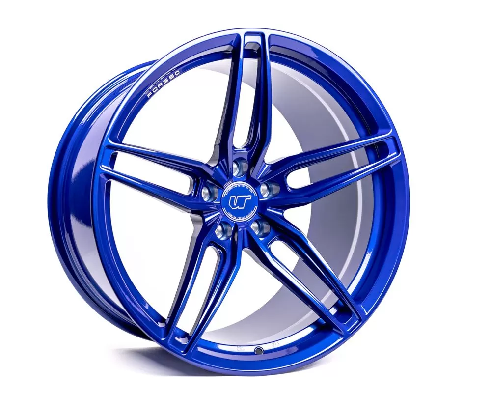 VR Forged D10 Wheel Set Nissan GT-R 20x10 20x12 Dark Blue - VRF-D10-GTR-DBL