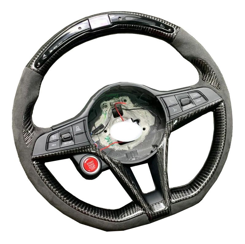 Alfa Romea Giulia 2016-2021 OEM Upgraded Customized Steering Wheel - VR-ALFA-G-STRWHL