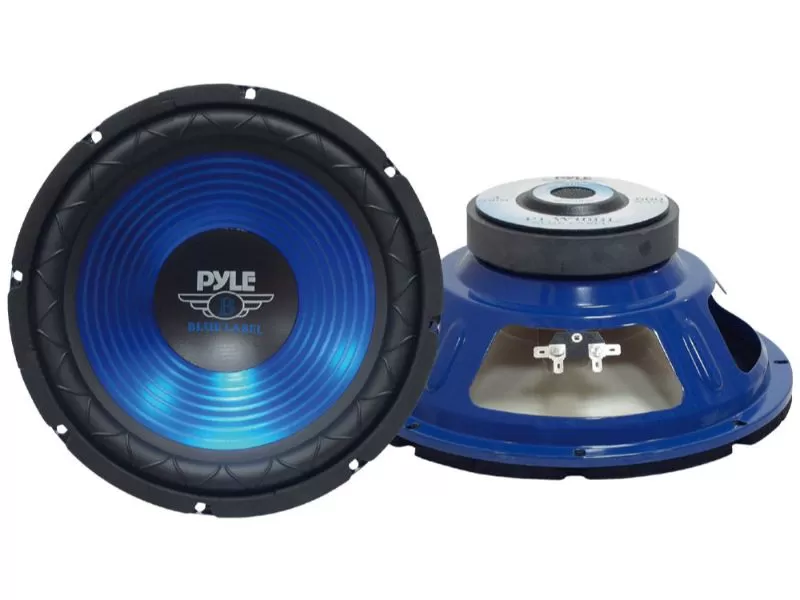 Pyle 12" Woofer 400W RMS/800W Max Single 4 Ohm Voice Coil Blue Label Series - PLW12BL