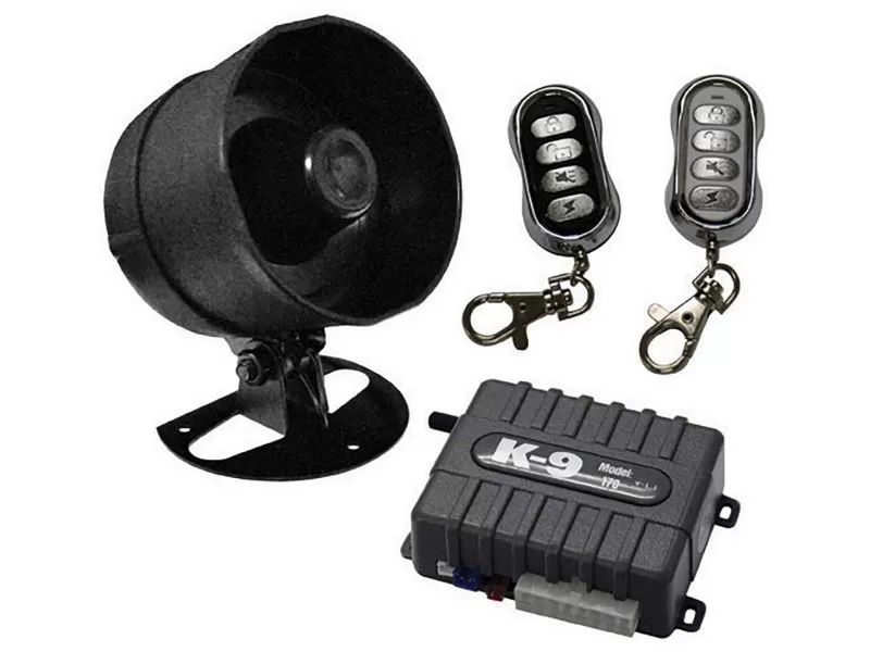 Excalibur Alarms K-9 Car Alarm with (2) 4-Button Remotes - K9170LA