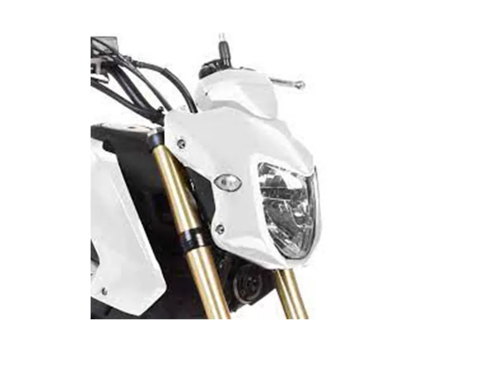 HotBodies Pearl Himalayas White Front Grom Body Part Fairing Honda MSX125 Grom 2014-2018 - 41401-1404