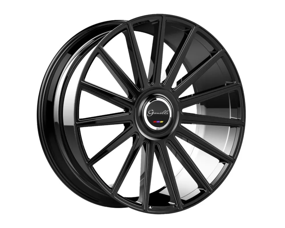 Gianelle Verdi Wheel w/ Big Cap 22x10.5 5x112 38mm Gloss Black - GA-2215M38GAVERGB