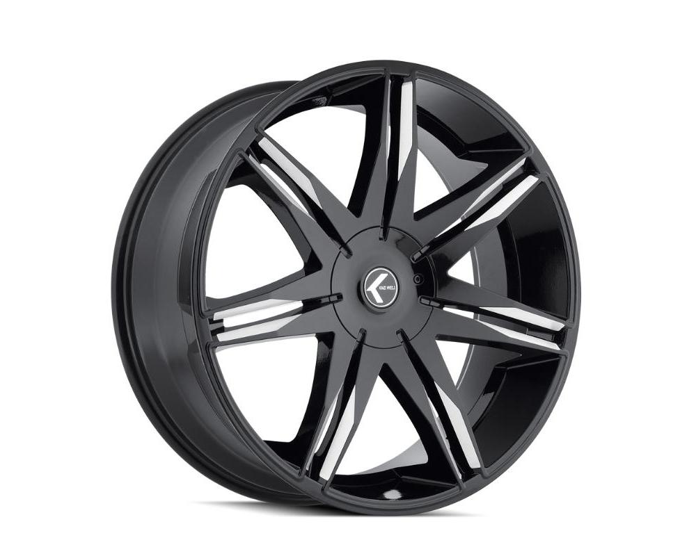 Kraze Epic Wheel 26x10 5x115 18mm Black/Milled - KR143-26118M18
