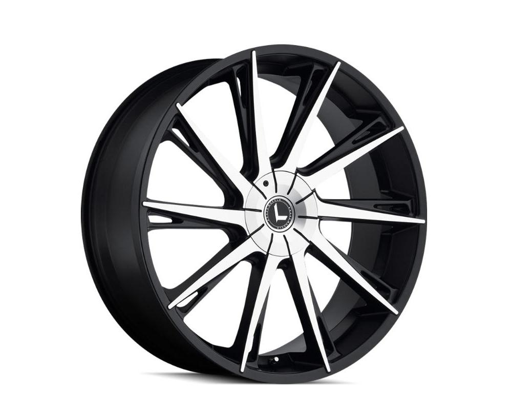Kraze Swagg Wheel 26x10 5x127 18mm Black/Machined - KR144-26152BM18