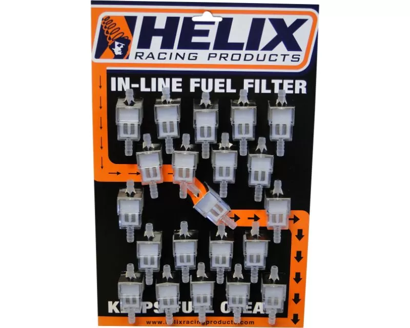 Helix 1/4" Fuel Filters 21/Pk W/Display Card - 118-9210