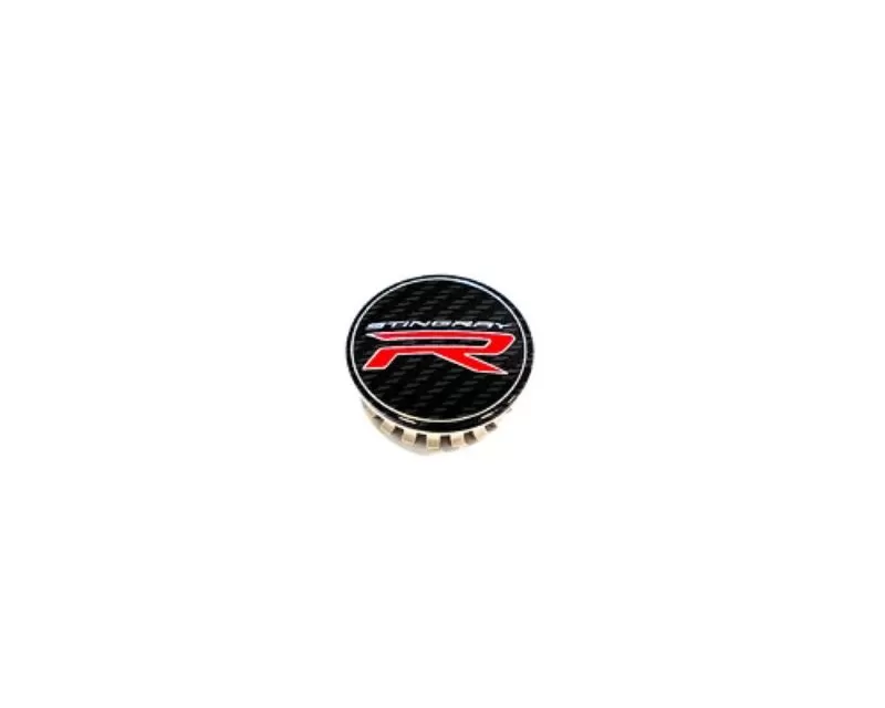 Paragon Performance Black/Red Stingray R Center Caps Chevrolet C8 Corvette 2020-2023 - 84384897