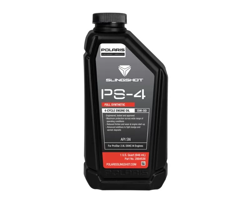 Slingshot Accessories 1 Qt. PS-4 Full Synthetic Oil Polaris Slingshot 2020 - 2884536