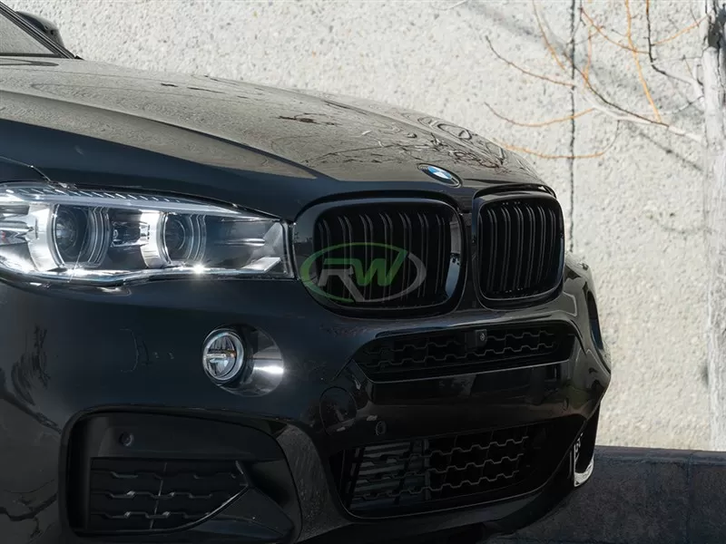 RW Carbon Gloss Black Grilles BMW X5 | X6 | X5M | X6M 2015-2018 - bmwf15002