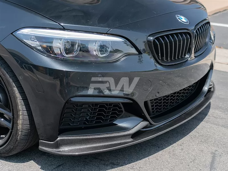 RW Carbon 3D Style Carbon Fiber Front Lip BMW F22 | F23 2014-2021 - bmwf22006