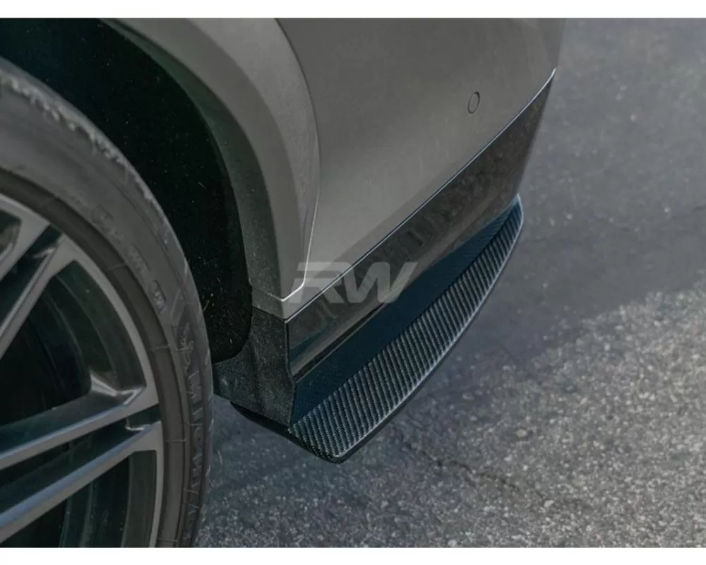 RW Carbon Carbon Fiber Rear Splitters BMW F95 X5M | F96 X6M 2019-2023 - bmwf9604