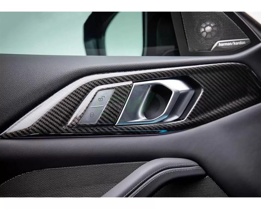 RW Carbon Carbon Fiber Door Handle Trims BMW G82 | G83 M4 2021-2023 - bmwg8x020