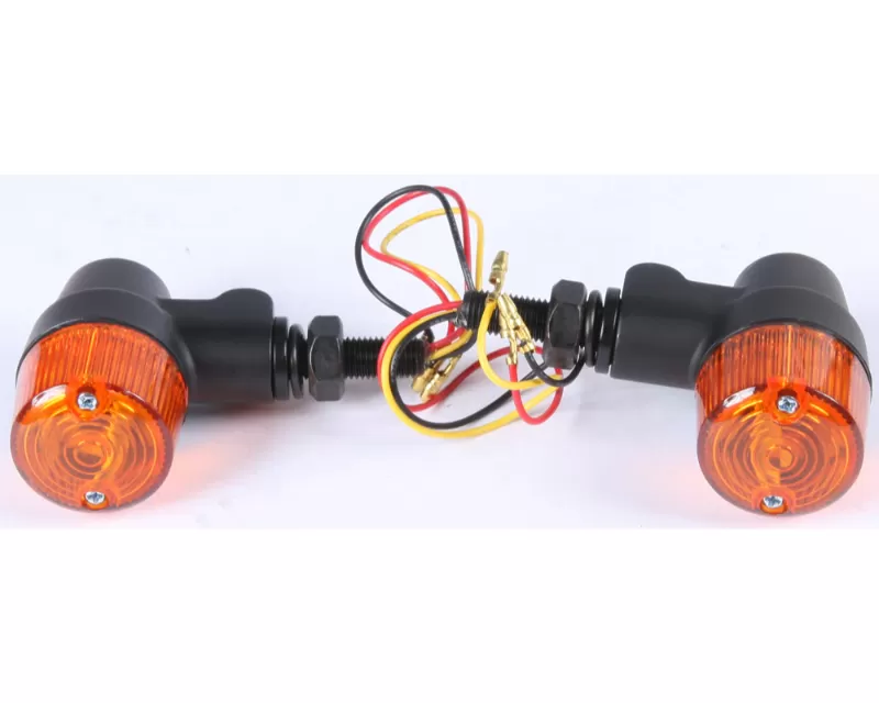K&S Style 3 Led Turn Signal Black With Amber Lens - 26-8633