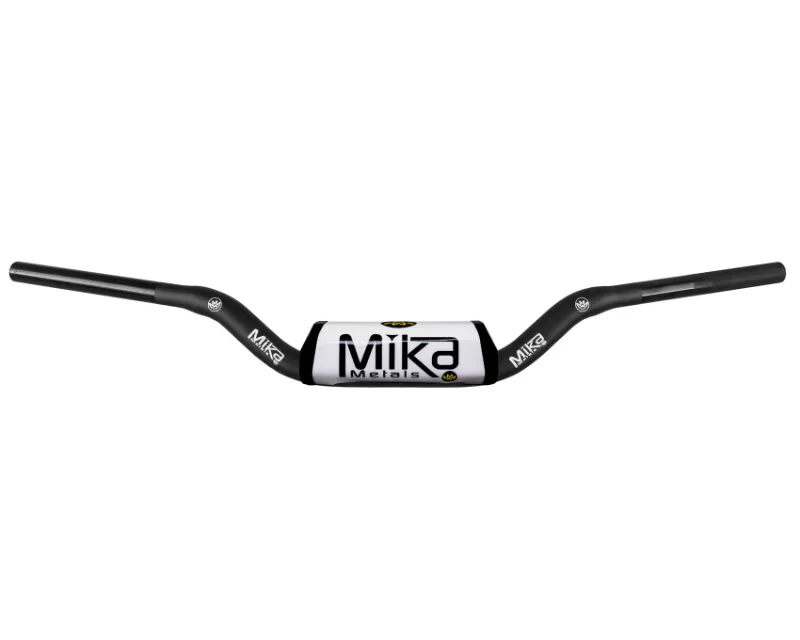 Mika Metals 1-1/8" Raw Series Handlebar Cr Low Bend White - MK-RA-CL-WHITE