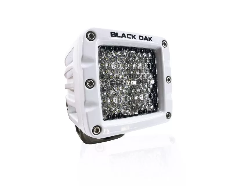 Black Oak 2 Inch Marine Diffused LED Pod Light: Black Oak LED Pro Series 2.0 10W White - 2DM-POD10CR