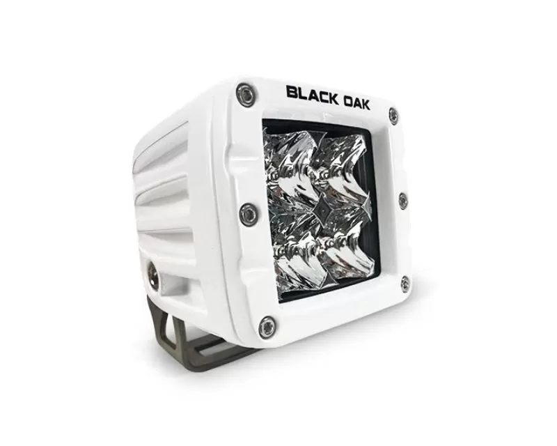 Black Oak 2 Inch Marine Spot or Flood LED Pod Light: Black Oak LED Pro Series 2.0 10W White - 2SM-POD10CR