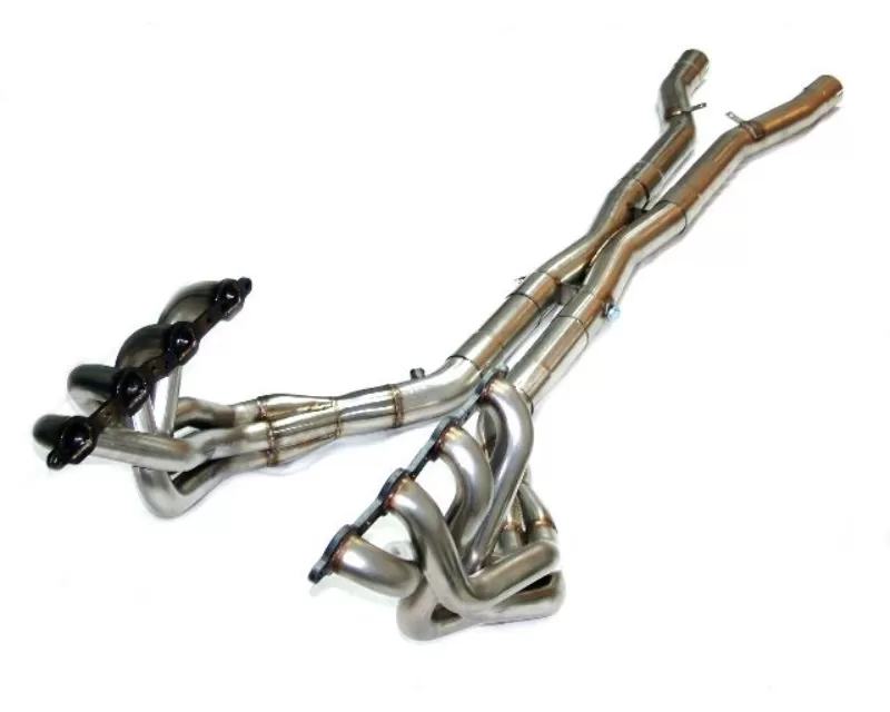 LG Motorsports 1 7/8" Super Pro Off-road Long Tube Headers and X-Pipe w/Catalytic Converters Chevrolet Corvette C6 2005-2007 - LGC6SP178MM