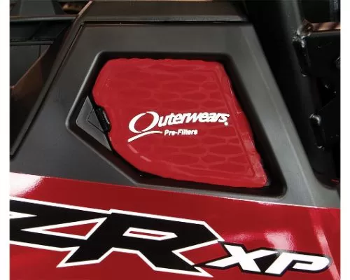 Outerwears Red Side Intake Pre-Filter Polaris Ranger RZR XP 900 2011-2013 - 20-2712-03