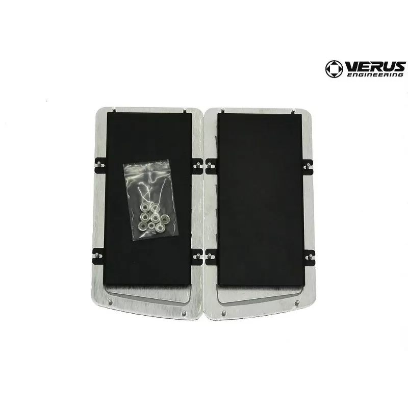 Verus Engineering Aluminum Powdercoated Black Large Hood Louver Rain Guard Kit BRZ/FRS/GT86 2012-2021 - A0051A-LRG