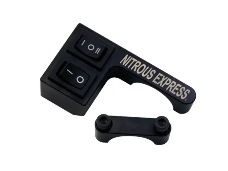 Nitrous Express 1in Bar and Switches Off to Left Side Handle Bar Switch Mount - 15803P