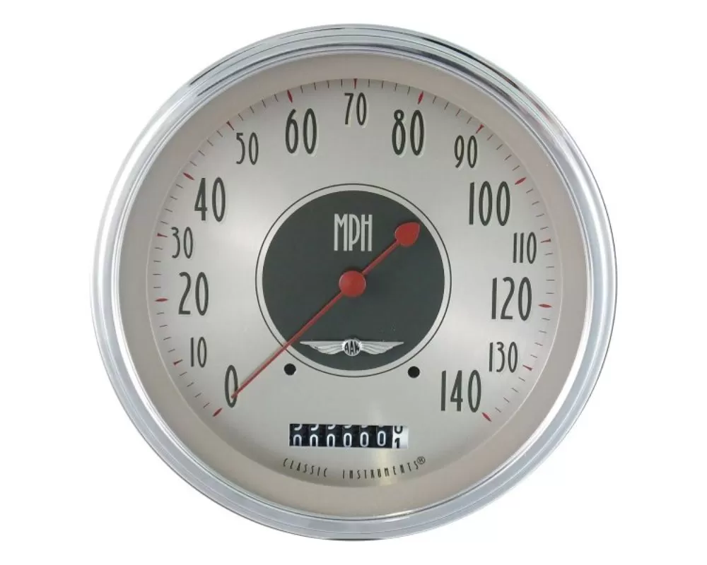 Classic Instruments All American Nickel Series 4-5/8" Speedometer - AN56SLC
