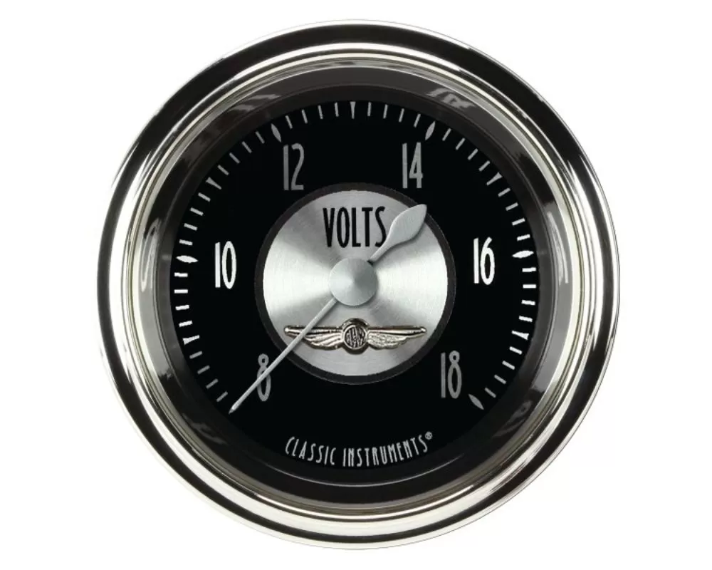 Classic Instruments All American Tradition Series 2-1/8" Full Sweep Voltmeter - AT130SHC