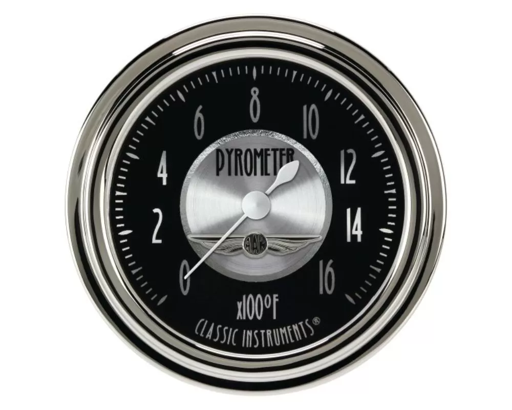 Classic Instruments All American Tradition Series 2-5/8" Exhaust Gas Temperature Gauge - AT398SLC