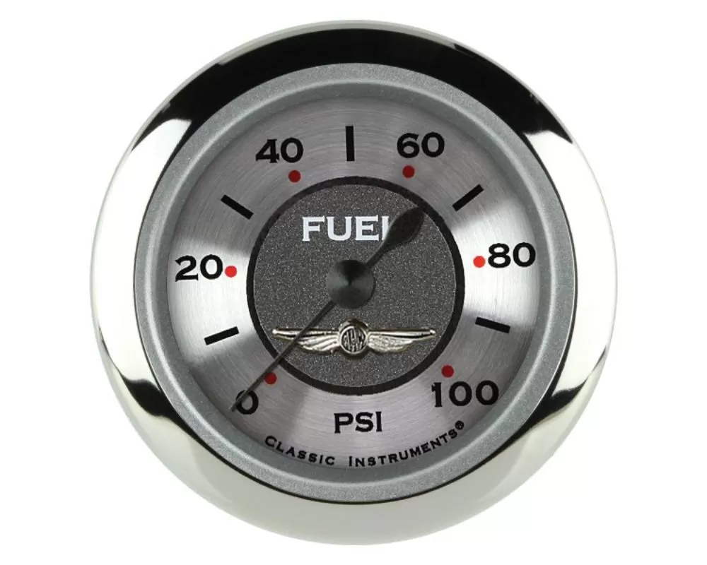 Classic Instruments All American Series 2-1/8" 100psi Fuel Pressure Gauge - AW146SRC