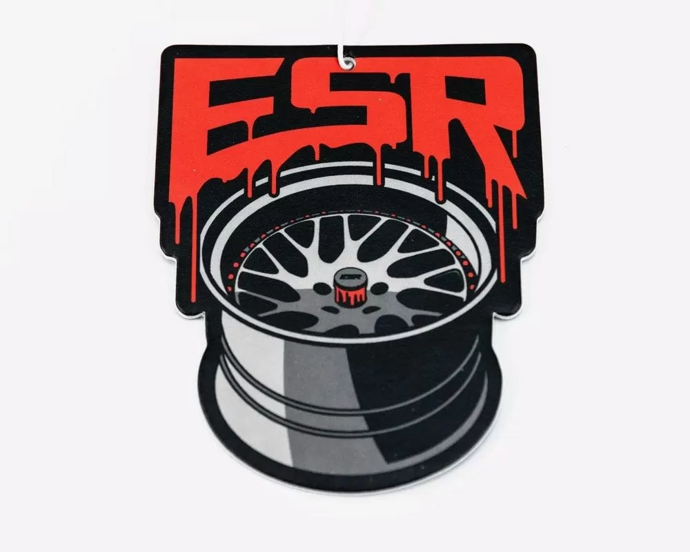ESR Wheels Air Freshner Black Mist | Red - AIR-RED-BLM