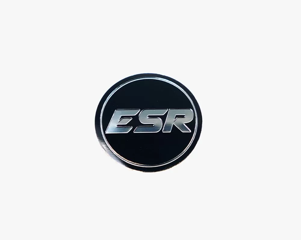 ESR Wheels CS-RF Version 2 Cap Black | Silver - CAPSV2-BLK-SLV