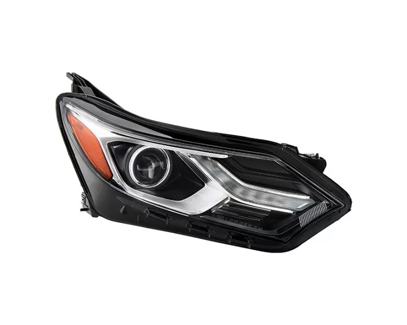 Xtune Right Passenger Side Black Factory Style Projector Headlight with LED DRL Chevrolet Equinox 2018-2019 - PRO-JH-CEQ18-OE-R