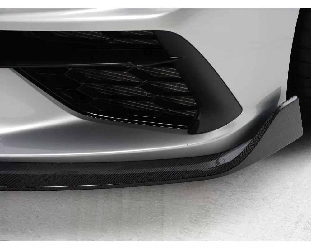 ADRO USAPrepreg Carbon Fiber Front Lip Corvette C8 2020+ - A13A10-1201