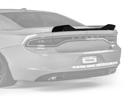 Vicrez VZ1 Wicker Bill for 3 Piece Spoiler Dodge Charger 2015-2020 - vz102135-CFZ