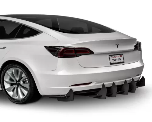 Vicrez Centa VR2 Rear Diffuser Tesla Model 3 2017-2021 - vz102381