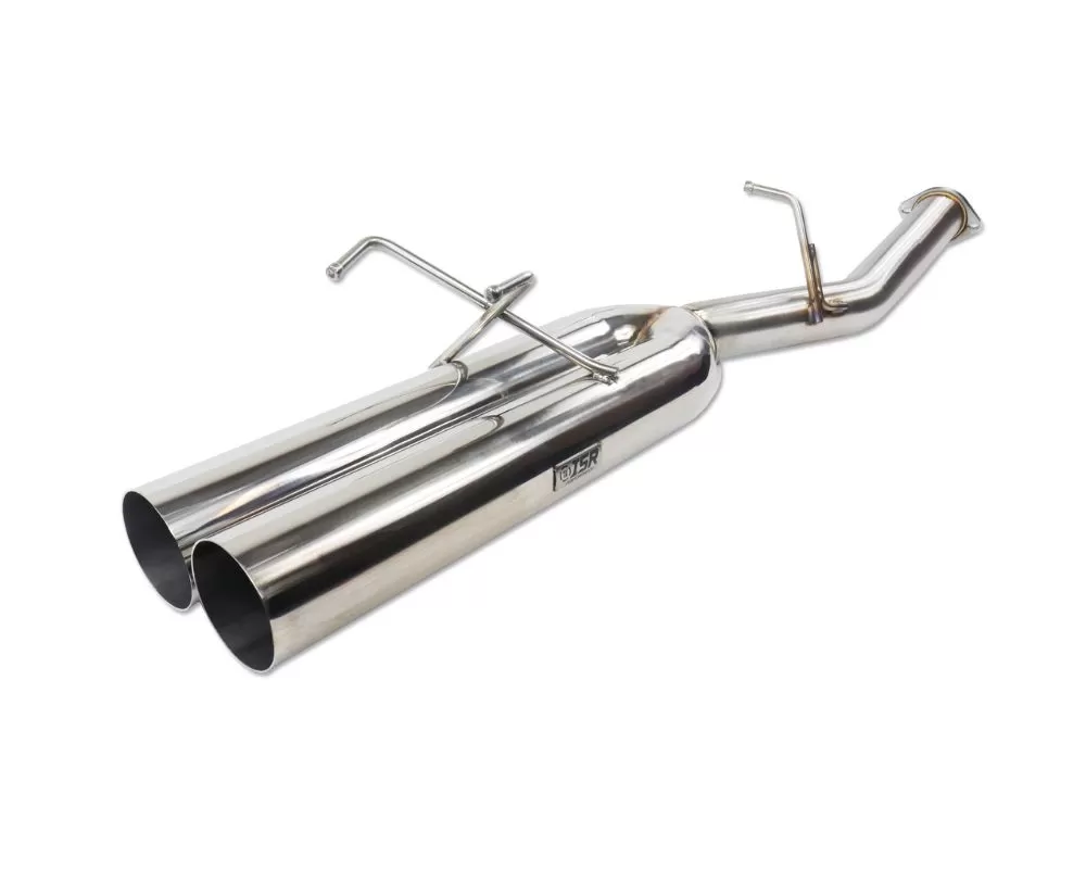 ISR Performance 4" EP (Straight Pipes) Dual Tip Exhaust Nissan 240sx S13 - IS-EPDual-S13BO