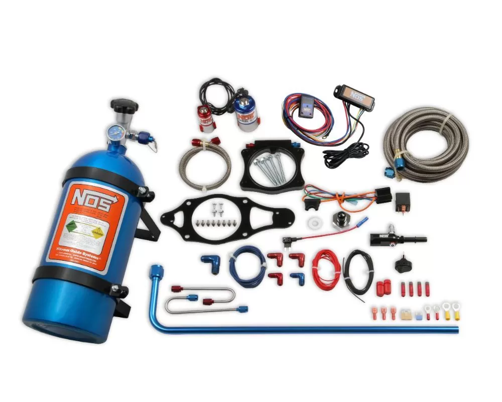 NOS Blue Complete Wet Nitrous System w/ 10lb Bottle Chevrolet Corvette V8 2014-2019 - 05218NOS