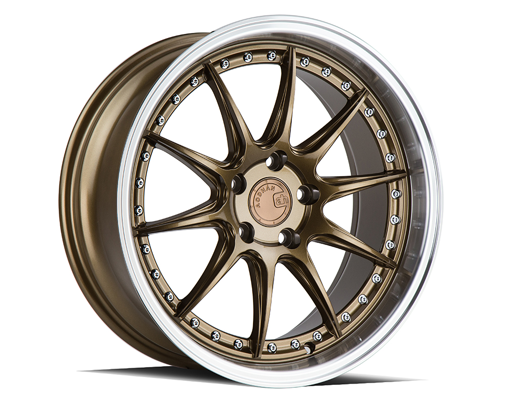 AodHan Wheels DS07 Wheels 5x114.3 19x9.5 35 Bronze w/ Machined Lip - DS71985511435BZ