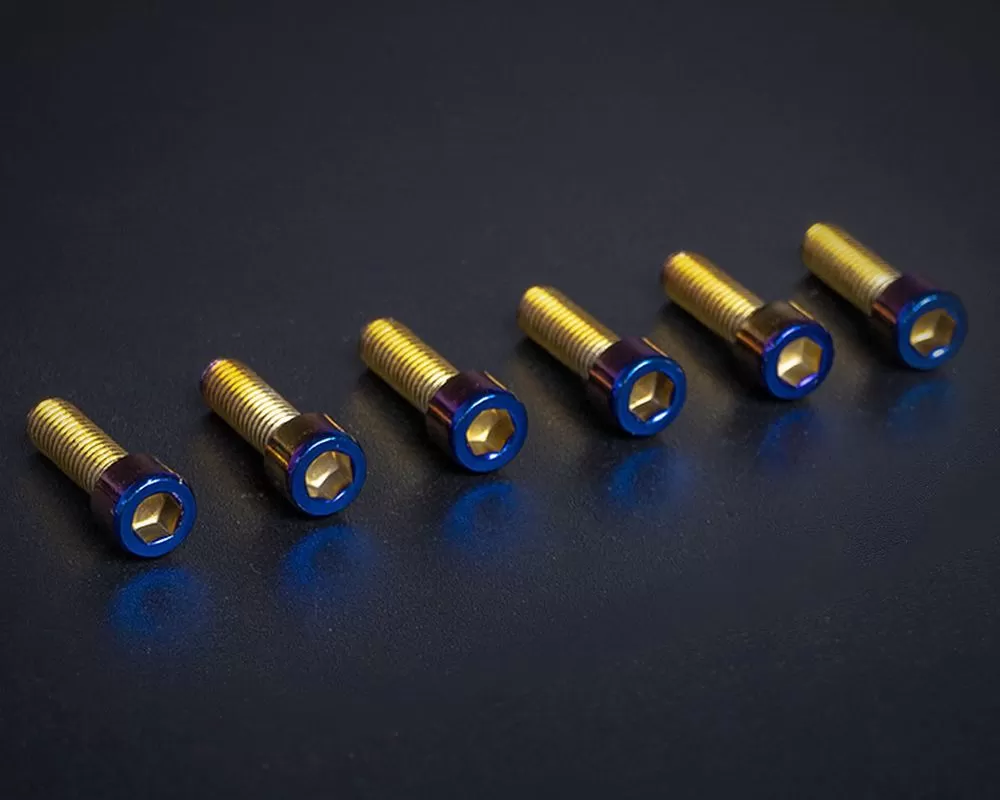 DND Performance Burnt Blue Anodized Quick Release Screws - QRHW-BB