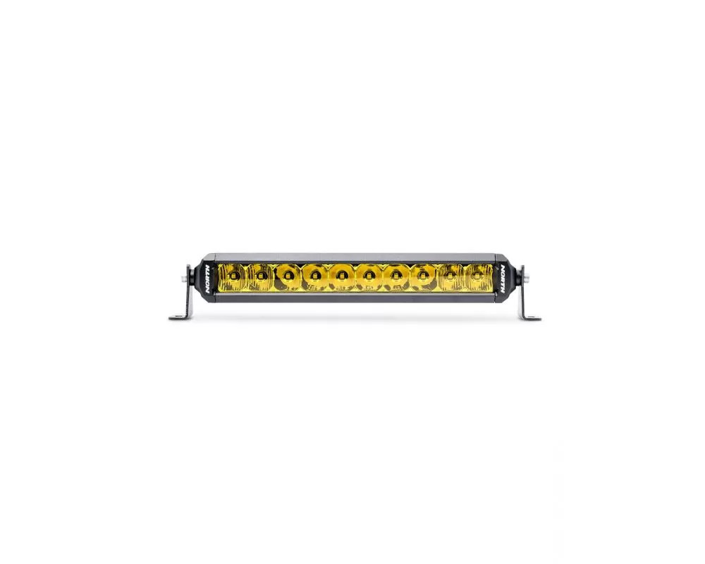 North Lights 10" Gold Amber Single Row Spot/Flood Combo LED Light Bar - NRTH-LB-SR-10-A