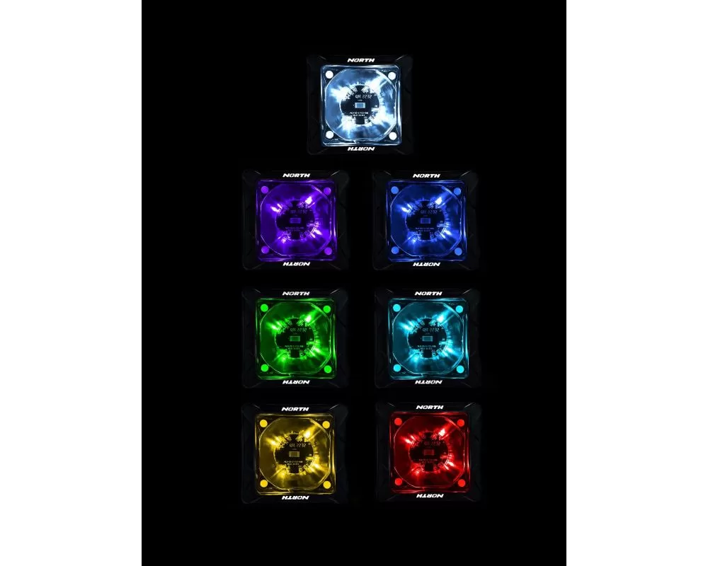 North Lights 3" RGB Cube Light w/ 2" LED Spot Beam - NRTH-PD-2-RGB