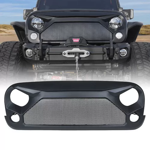 Xprite Gladiator Grille with Steel Mesh Jeep Wrangler 2007-2018 - ZS-0084K