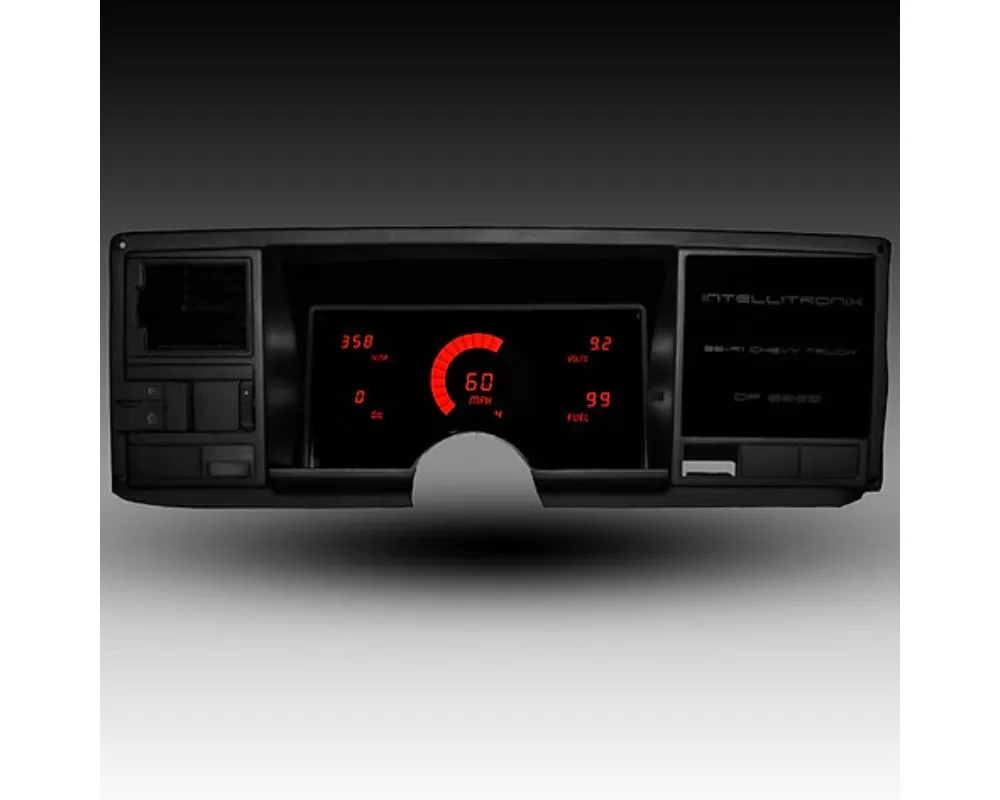 Intellitronix Red LED Digital Replacement Gauge Panel Chevrolet Truck  1988-1991