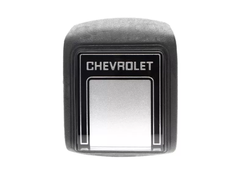 AMD Black/Silver for Deluxe Steering Wheel Horn Button Chevrolet Blazer | C/K | Suburban 1978-1991 - 459-4078-1