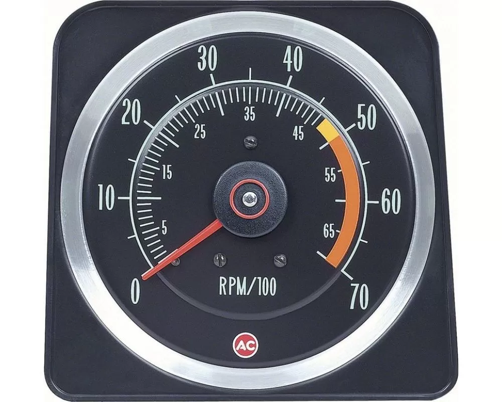 AMD 5000 Redline Tachometer (SS 350 5"x7") Chevrolet Camaro 1969 - K-6469381