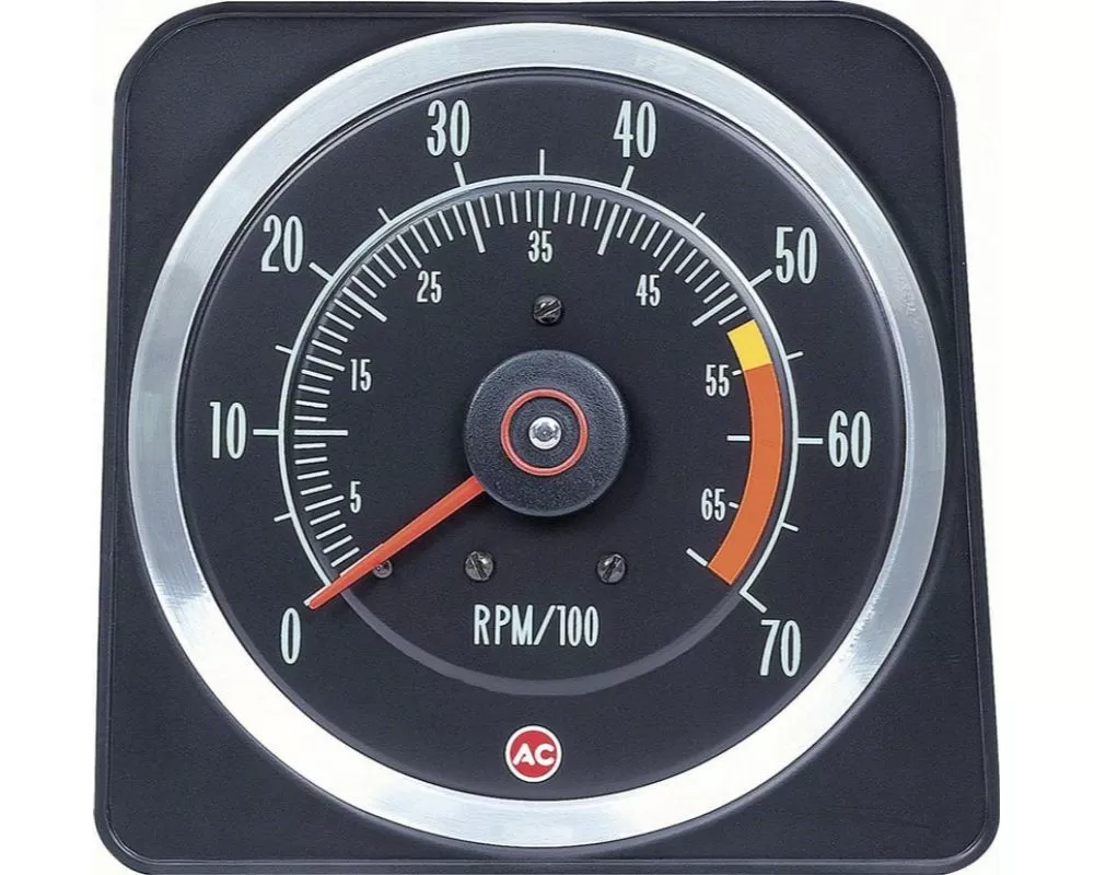 AMD 5500 Redline Tachometer (396/325 HP & 396/350 HP 5"x7") Chevrolet Camaro 1969 - K-6469382